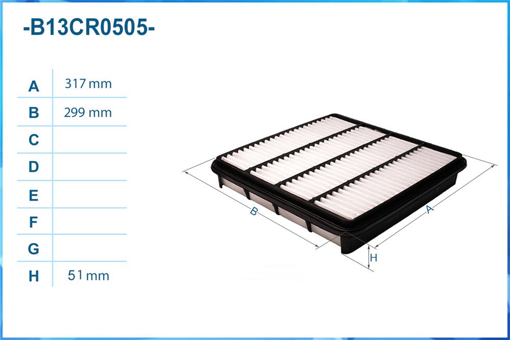 CWORKS B13CR0505 Фильтр воздушный