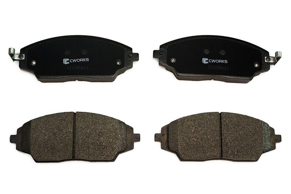 CWORKS C11CR0011 Тормозные колодки передние Low Metallic C11CR0011