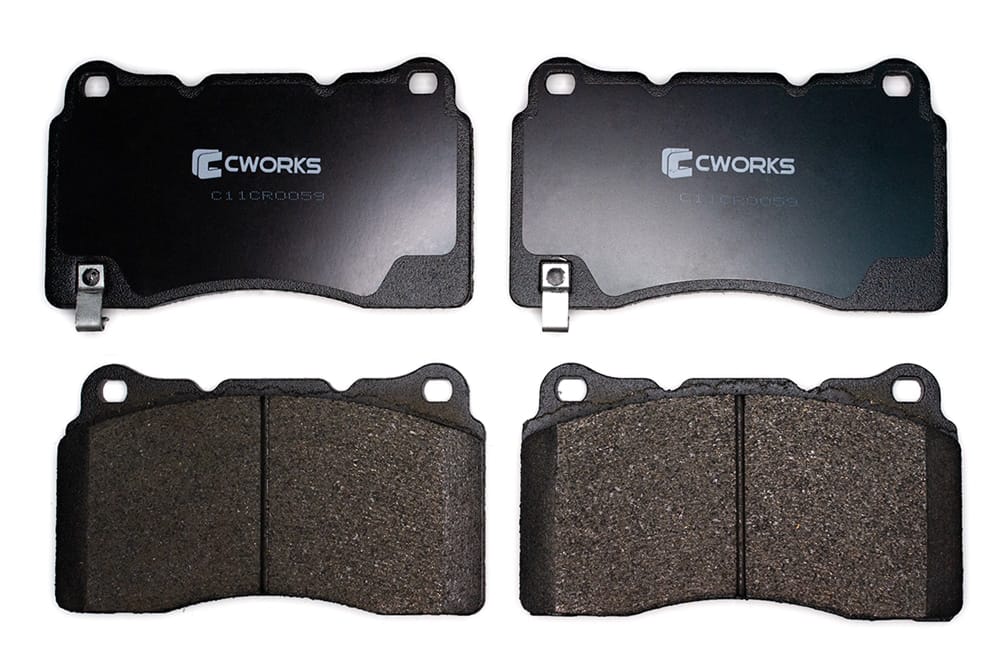 CWORKS C11CR0059 Колодки тормозные передние (Low Metallic)
