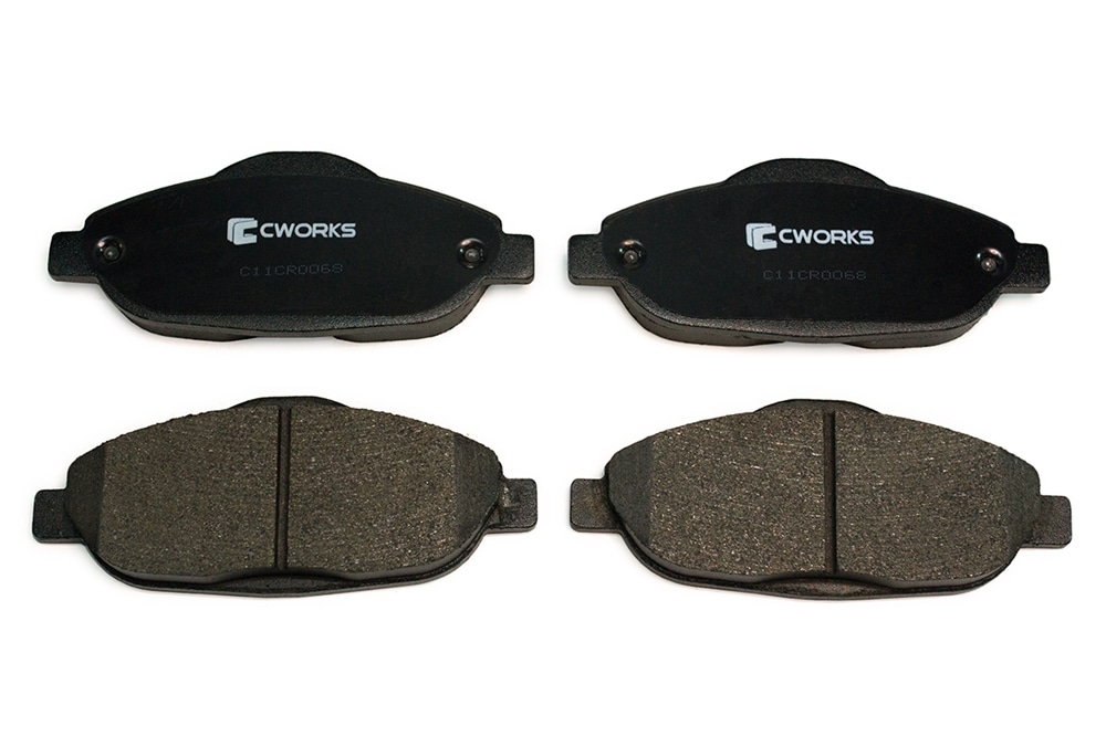 CWORKS C11CR0068 Тормозные колодки передние Low Metallic C11CR0068