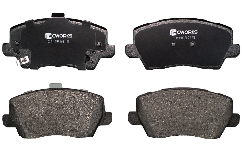 CWORKS C11CR0115 Тормозные колодки передние Low Metallic C11CR0115