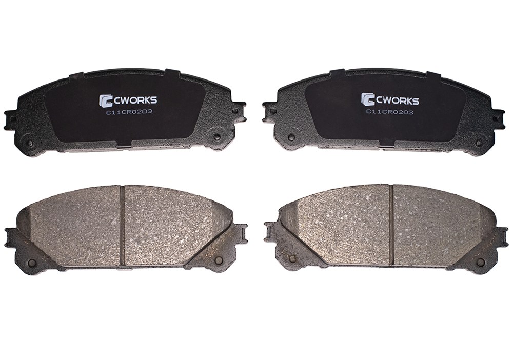 CWORKS C11CR0203 Тормозные колодки передние Low Metallic C11CR0203