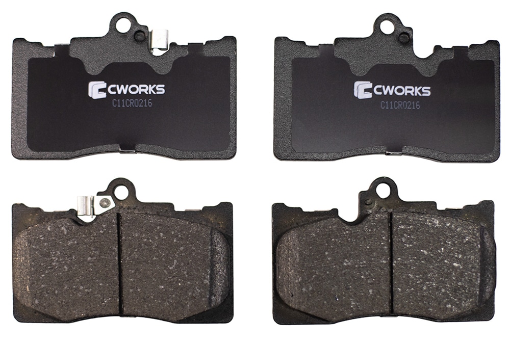 CWORKS C11CR0216 Тормозные колодки передние Low Metallic C11CR0216