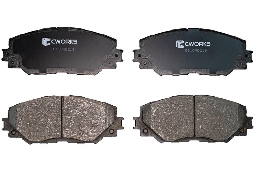 CWORKS C11CR0219 Колодки тормозные передние (Low Metallic)