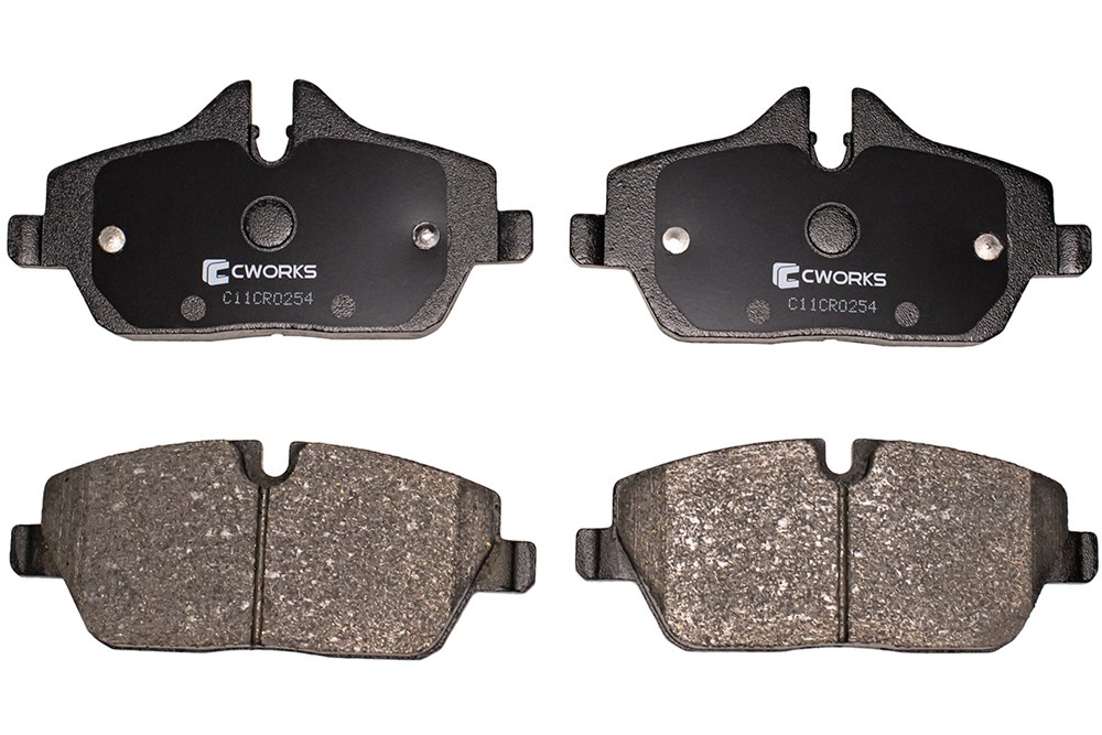CWORKS C11CR0254 Колодки тормозные передние (Low Metallic)