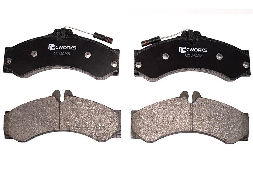 CWORKS C11CR0295 Тормозные колодки передние, Low Metallic C11CR0295