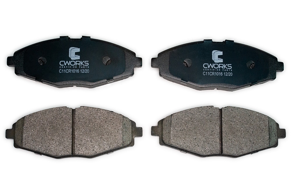CWORKS C11CR1016 Тормозные колодки передние Low Metallic C11CR1016