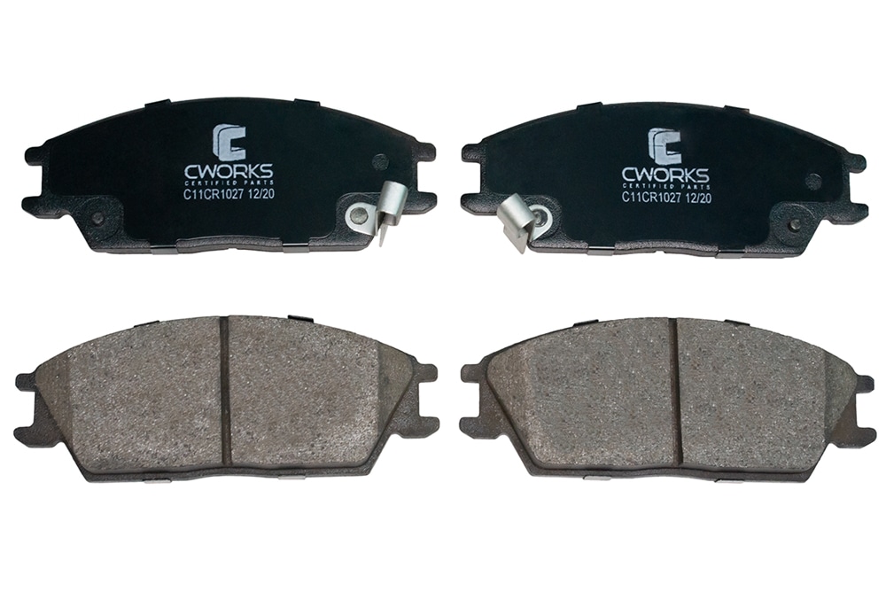 CWORKS C11CR1027 Тормозные колодки передние Low Metallic C11CR1027
