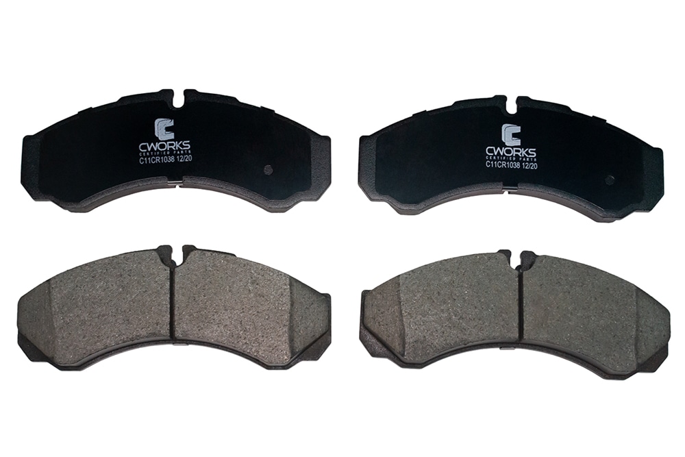 CWORKS C11CR1038 Тормозные колодки передние Low Metallic C11CR1038