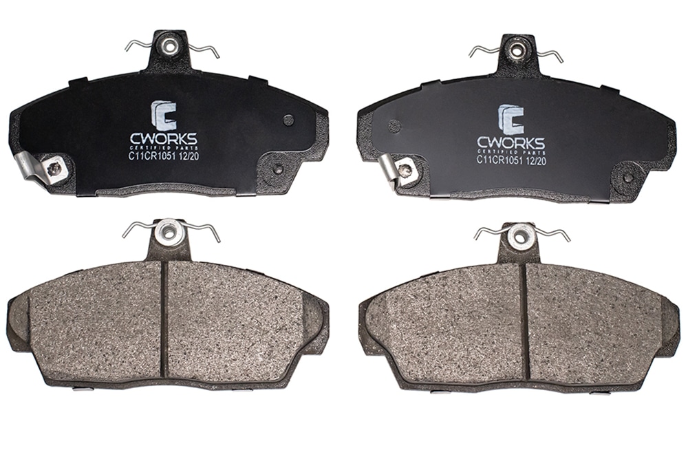 CWORKS C11CR1051 Тормозные колодки передние Low Metallic C11CR1051