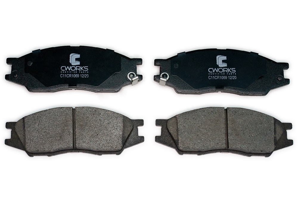 CWORKS C11CR1069 Тормозные колодки передние Low Metallic C11CR1069