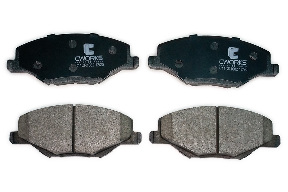 CWORKS C11CR1082 Тормозные колодки передние Low Metallic C11CR1082