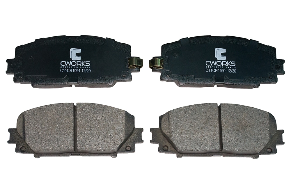 CWORKS C11CR1091 Тормозные колодки передние Low Metallic C11CR1091