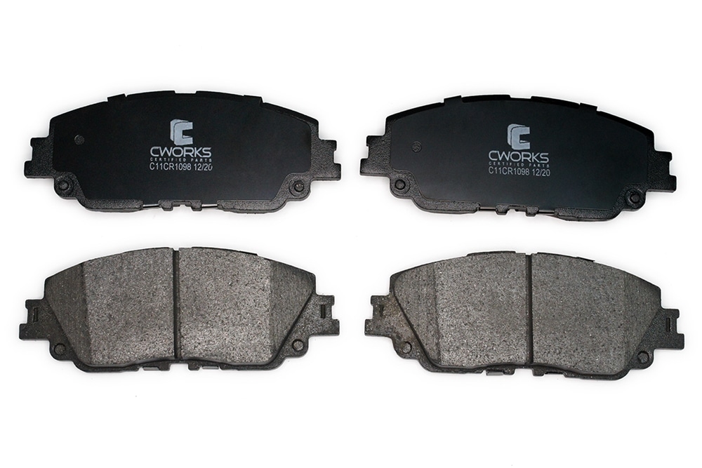 CWORKS C11CR1098 Тормозные колодки передние Low Metallic C11CR1098
