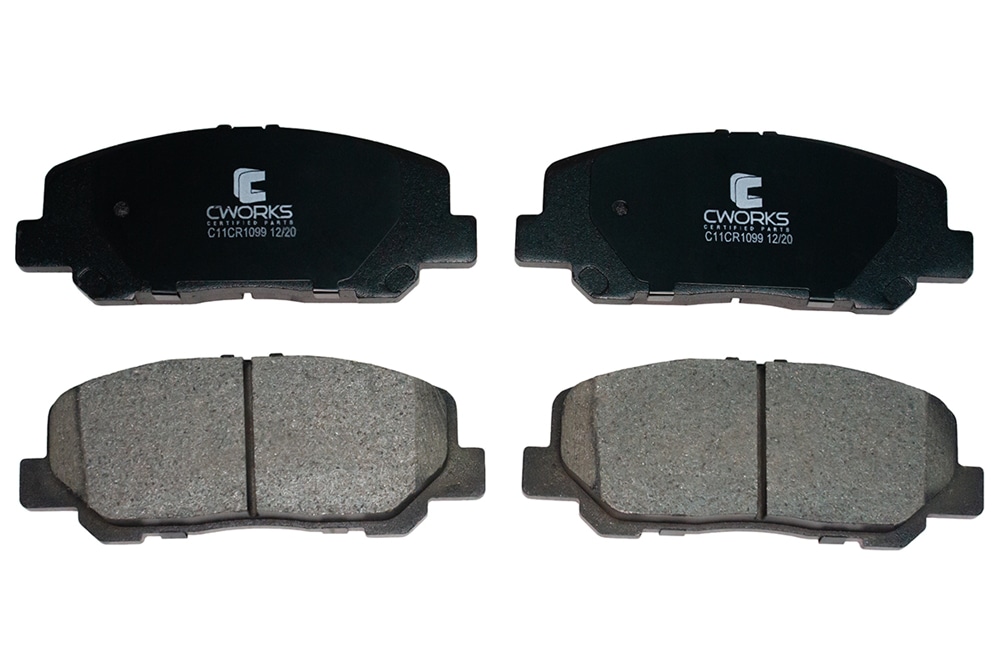 CWORKS C11CR1099 Тормозные колодки передние Low Metallic C11CR1099