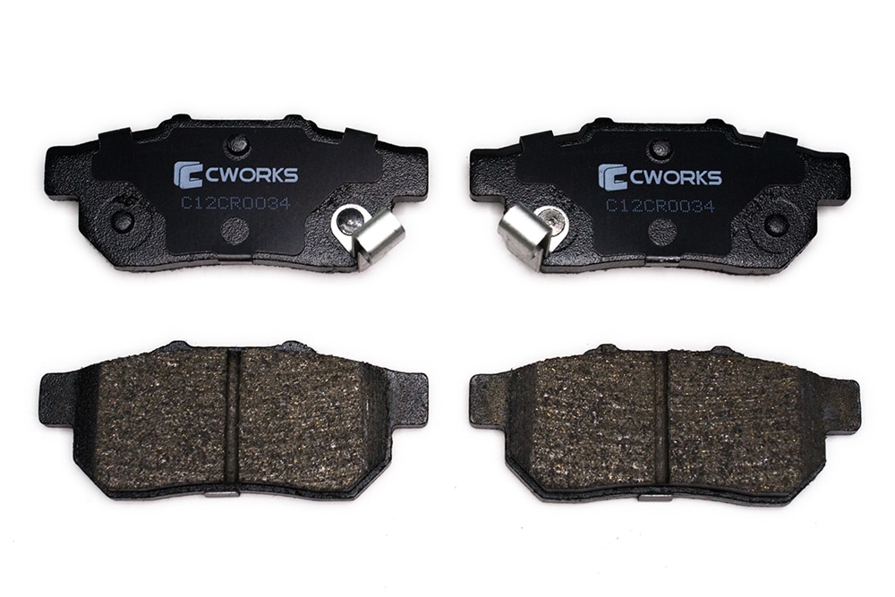 CWORKS C12CR0034 Тормозные колодки задние Low Metallic C12CR0034