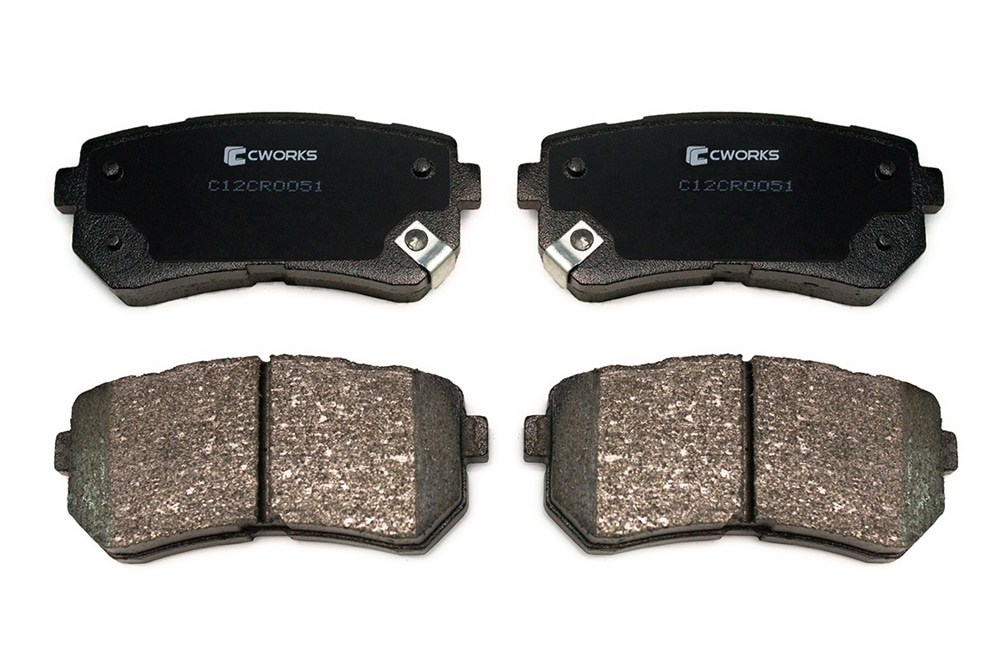 CWORKS C12CR0051 Колодки тормозные задние [замена C12CR0188]