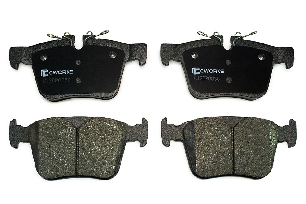 CWORKS C12CR0056 Тормозные колодки задние Low Metallic C12CR0056
