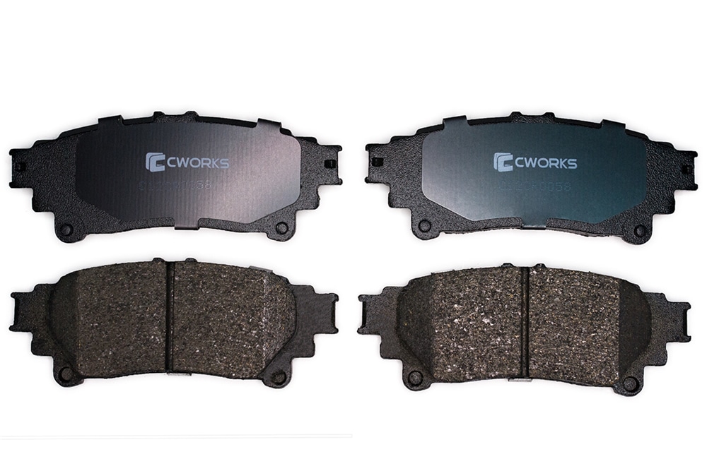 CWORKS C12CR0058 Тормозные колодки задние Low Metallic C12CR0058
