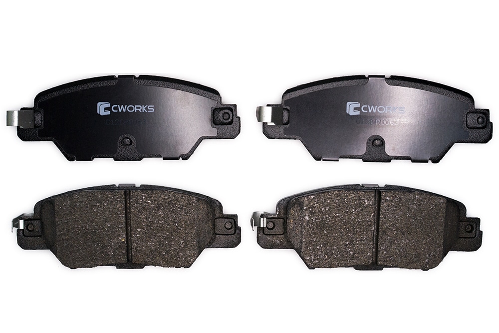 CWORKS C12CR0063 Тормозные колодки задние Low Metallic C12CR0063