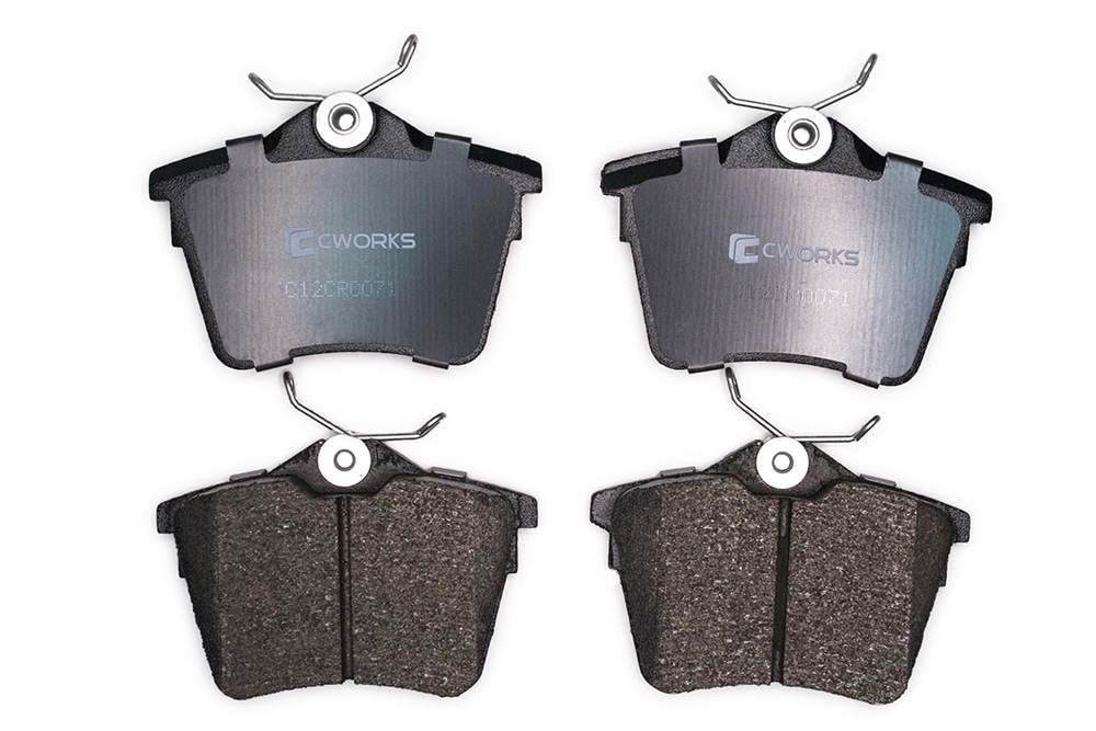 CWORKS C12CR0071 Тормозные колодки задние Low Metallic C12CR0071