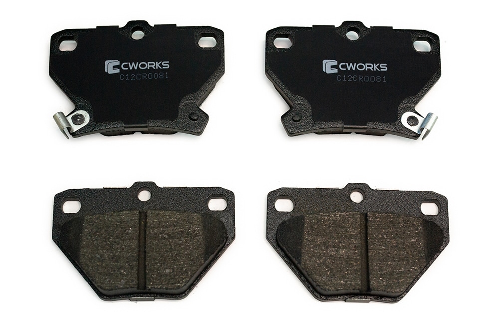 CWORKS C12CR0081 Тормозные колодки задние Low Metallic C12CR0081