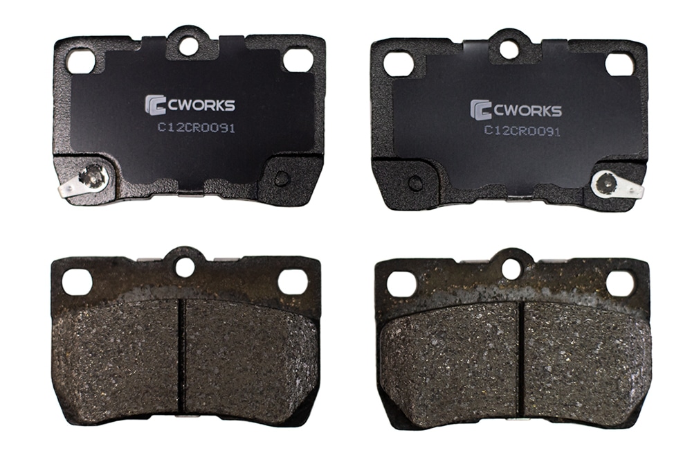 CWORKS C12CR0091 Тормозные колодки задние Low Metallic C12CR0091
