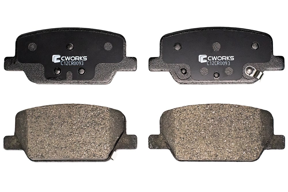 CWORKS C12CR0093 Тормозные колодки задние Low Metallic C12CR0093