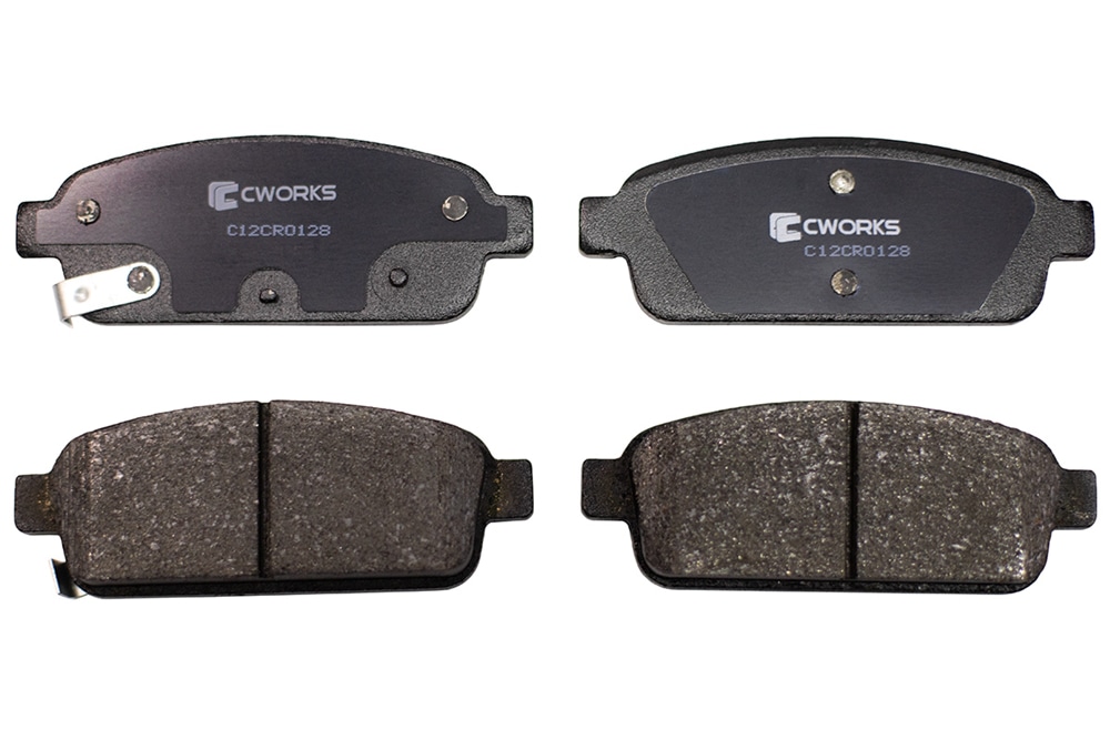 CWORKS C12CR0128 Тормозные колодки задние Low Metallic C12CR0128
