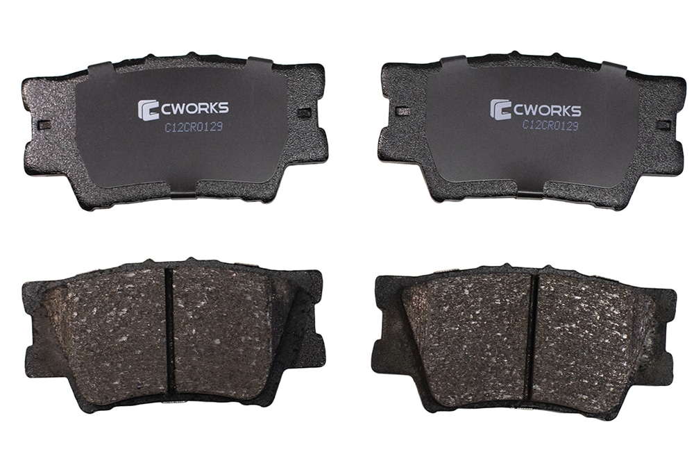 CWORKS C12CR0129 Колодки тормозные задние (Low Metallic)