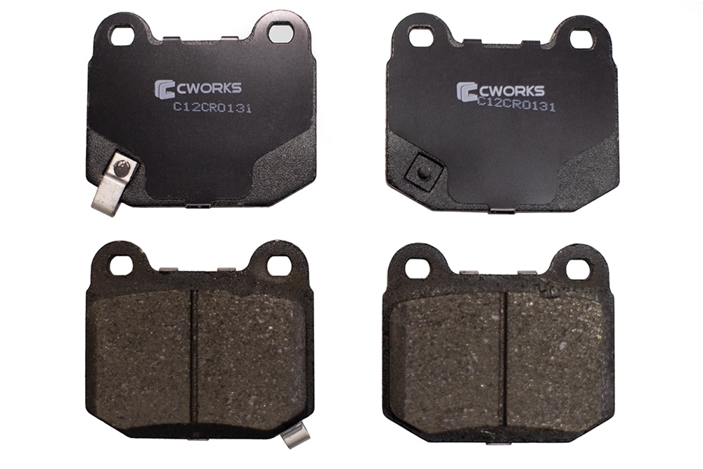CWORKS C12CR0131 Колодки тормозные задние (Low Metallic)