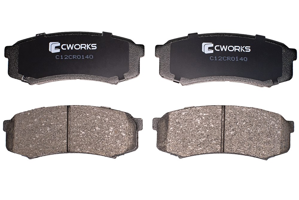 CWORKS C12CR0140 Тормозные колодки задние Low Metallic C12CR0140