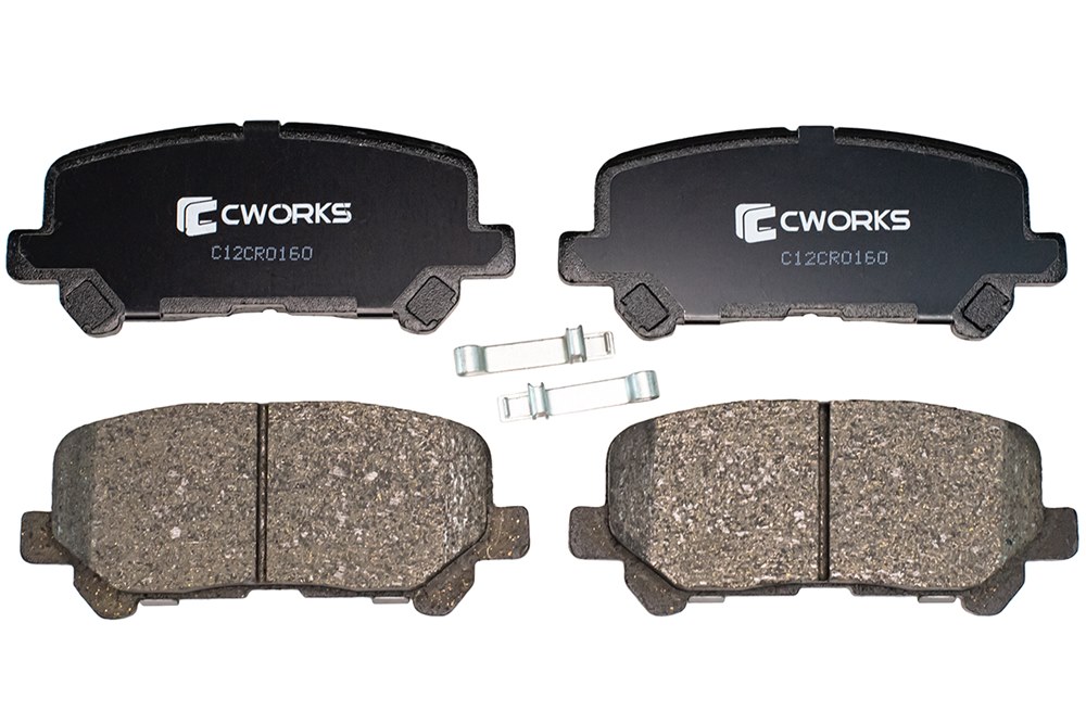 CWORKS C12CR0160 Колодки тормозные задние (Low Metallic)