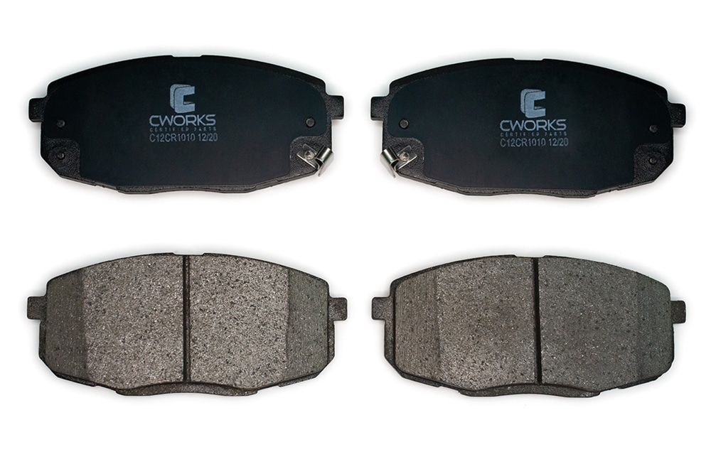CWORKS C12CR1010 Тормозные колодки передние Low Metallic C12CR1010