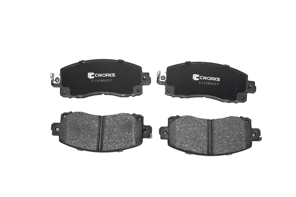 CWORKS C11CR0257 Колодки тормозные передние (Low Metallic)