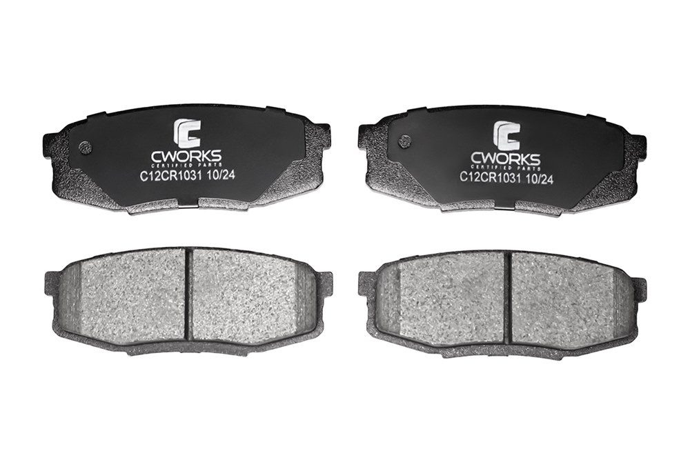 CWORKS C12CR1031 Замена на C12CR0194 Тормозные колодки задние Low Metallic C12CR1031