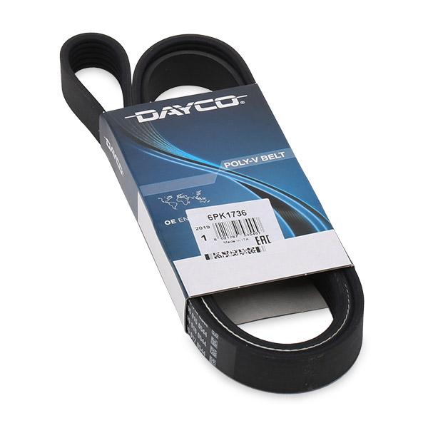 DAYCO 6PK1736 Ремень поликлиновой VW POLO V (602, 604, 612, 614)
