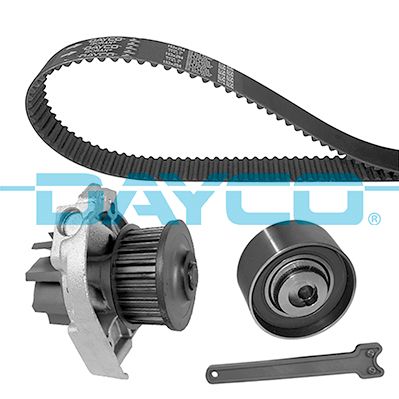 DAYCO KTBWP4662 Комплект ГРМ с водяным насосом ALFA ROMEO: MITO 1.4 08-   FIAT: 500 1.2 07-, 500 C 1.2 09-, DOBLO 1.4 01-, DOBLO Cargo 1.4 01-, FIO