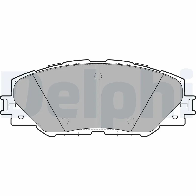 DELPHI LP2003 Колодки тормозные дисковые перед