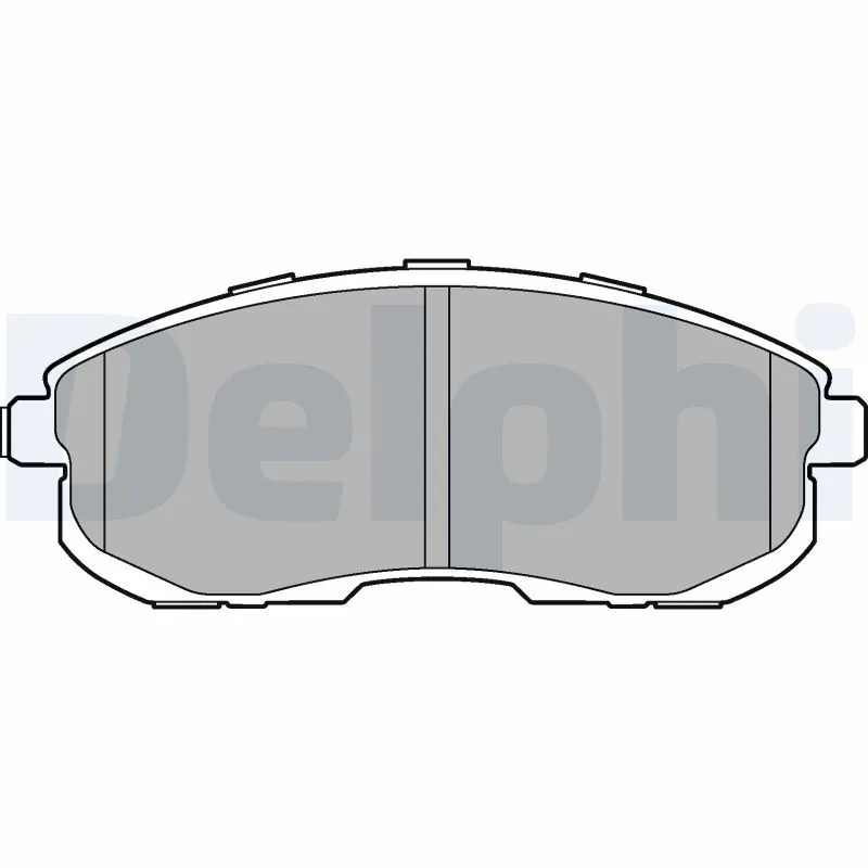 DELPHI LP3245 Колодки тормозные дисковые перед