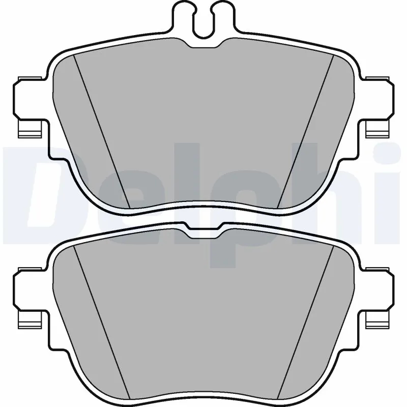 DELPHI LP3262 Колодки тормозные MERCEDES W213 16- задние