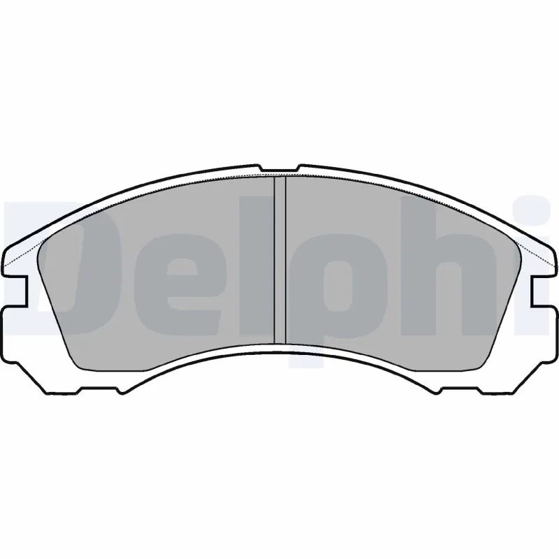 DELPHI LP871 Колодки тормозные дисковые перед