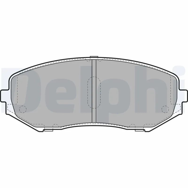 DELPHI LP2001 Колодки торм.пер.