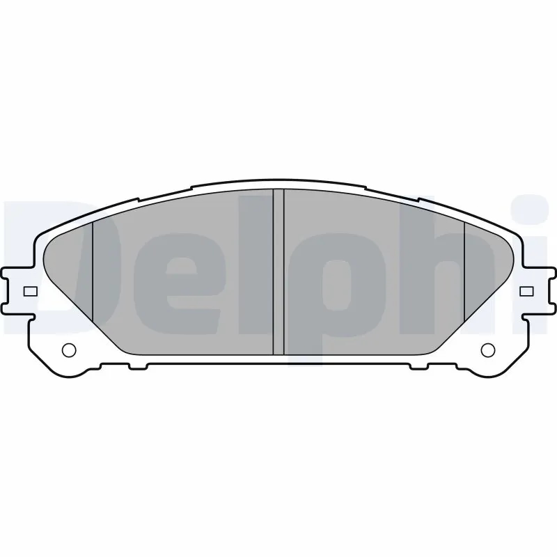 DELPHI LP2201 Колодки тормозные дисковые перед