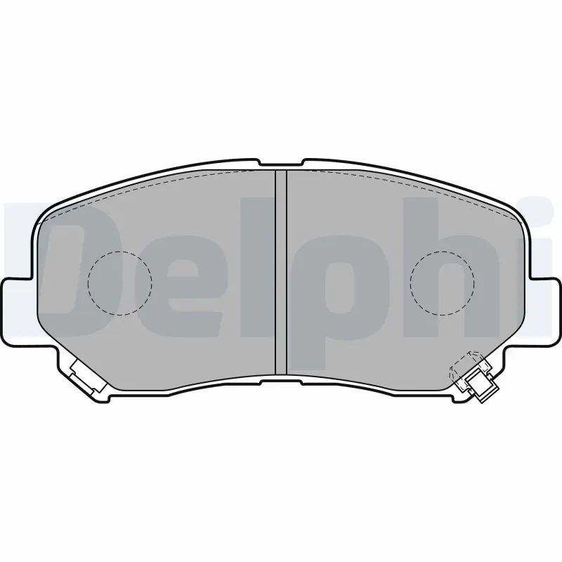 DELPHI LP2481 Колодки тормозные дисковые перед