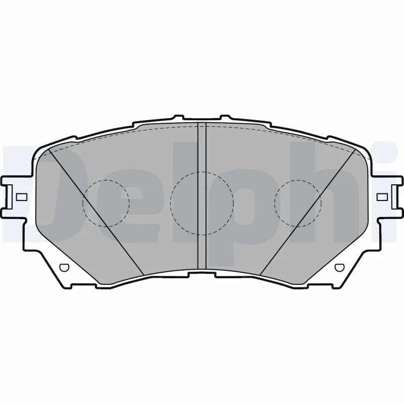 DELPHI LP2487 Колодки тормозные дисковые