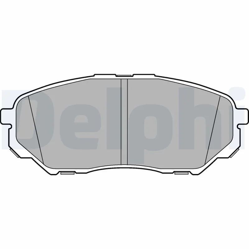 DELPHI LP3186 Колодки торм.пер.
