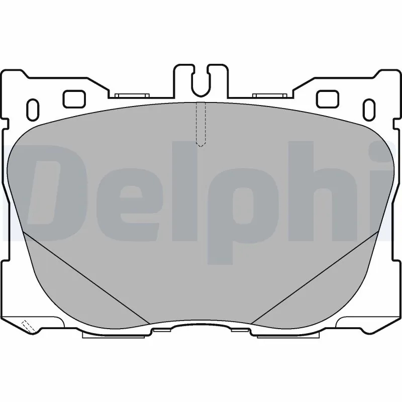 DELPHI LP3276 Колодки торм.пер (WVA 22500 19,0 mm.)