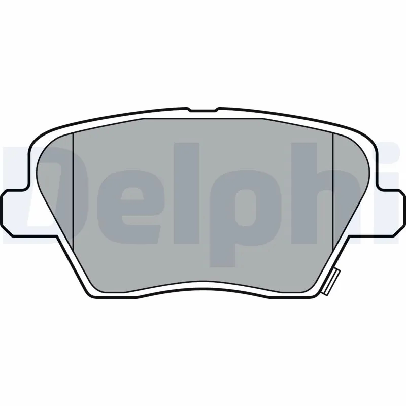 DELPHI LP3386 Колодки тормозные дисковые зад