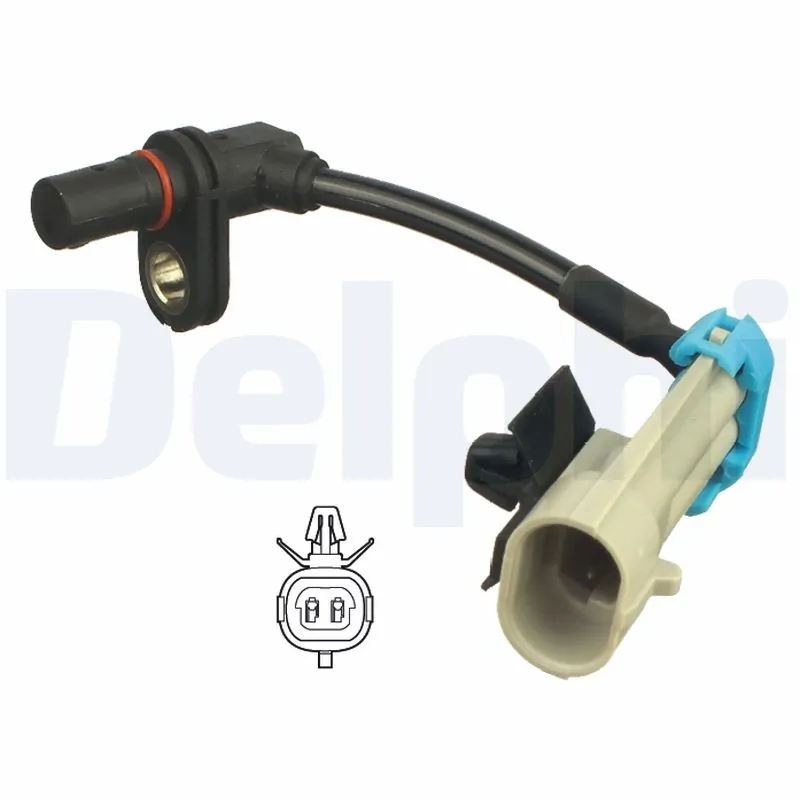 DELPHI SS20317 Датчик АБС передний CHEVROLET CAPTIVA